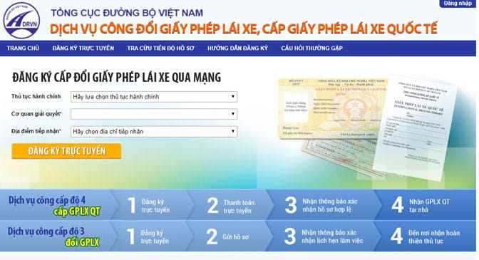 Doi Giay Phep Lai Xe Online 1