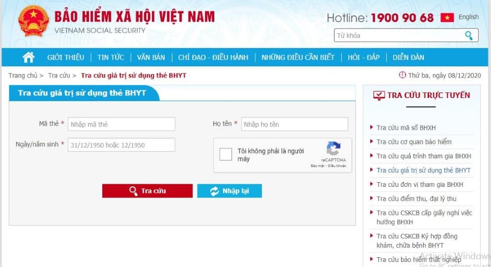Gia Hạn Bảo Hiểm Y Tế