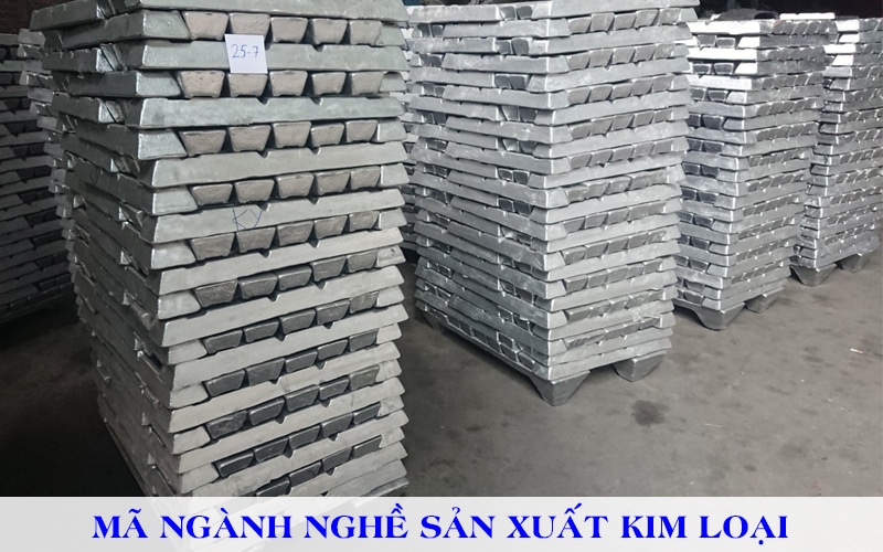 Mã Ngành Sản Xuất Kim Loại Quý Và Kim Loại Màu