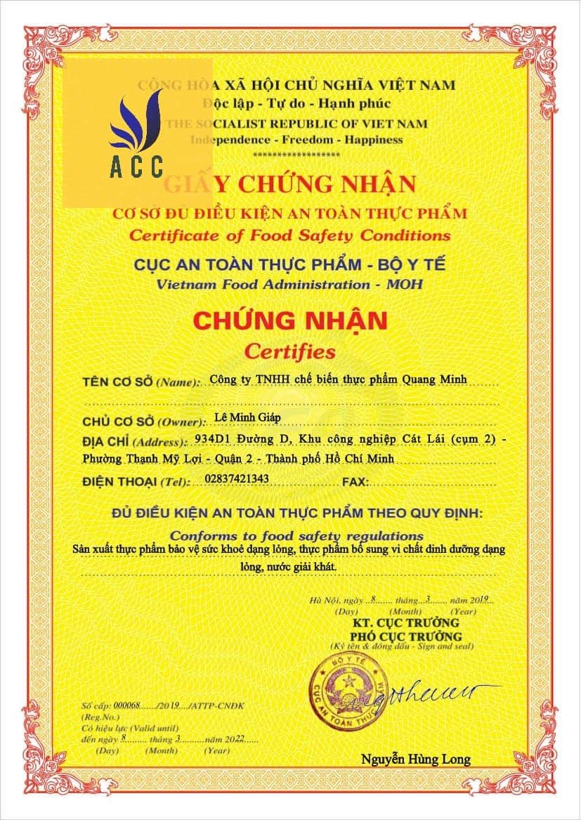 Mau Giay An Toan Ve Sinh Thuc Pham Cua Cuc Attp