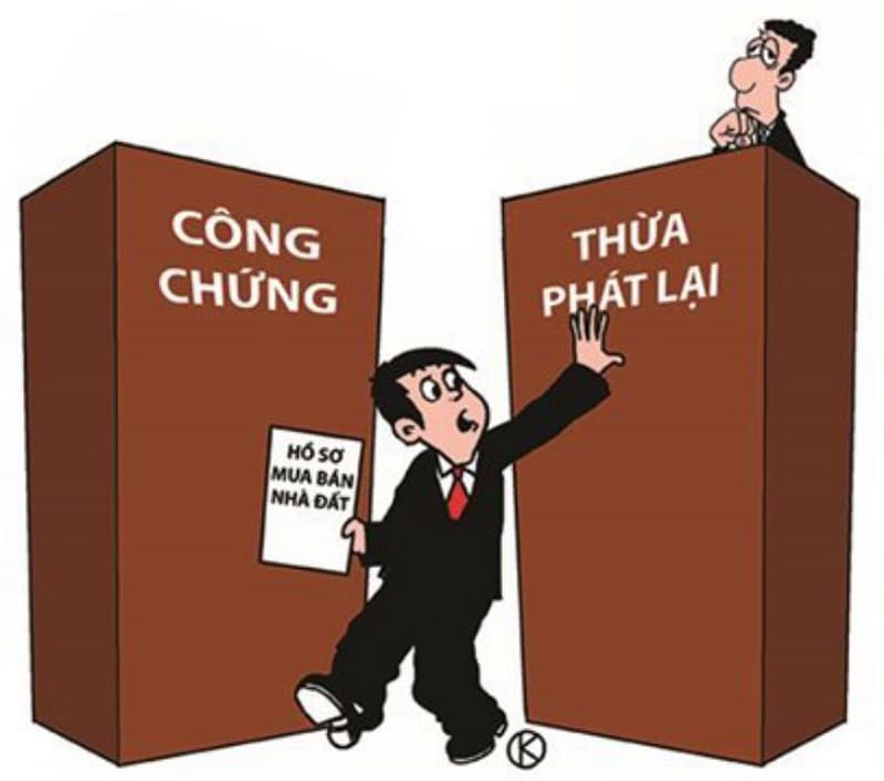 Tại Các Giao Dịch Liên Quan đến Nhà đất, Các Bạn được Thừa Phát Lại Lập Vi Bằng, Tuy Nhiên, Vi Bằng Này Thường Liên Quan đến Việc Giao Tiền, Giao Nhận Giấy Tờ Mà Không Chứng Thực Việc Mua Nhà đất.