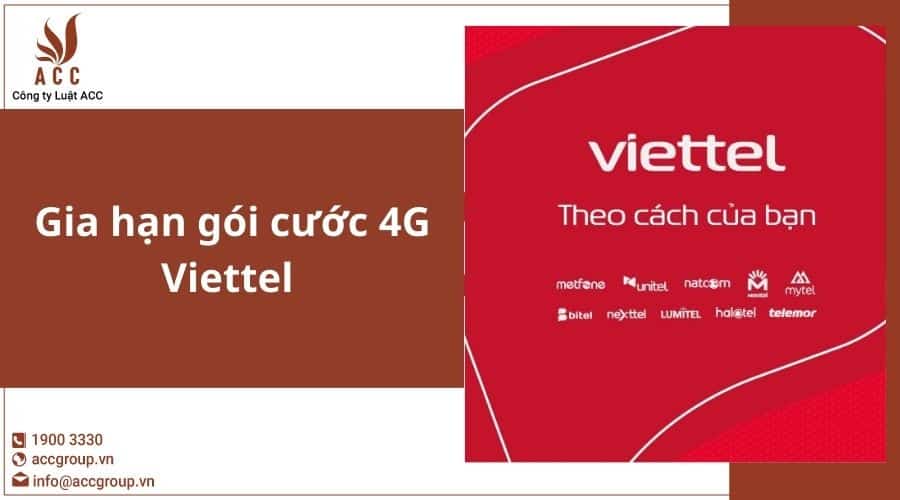 Gia Hạn Gói Cước 4g Viettel