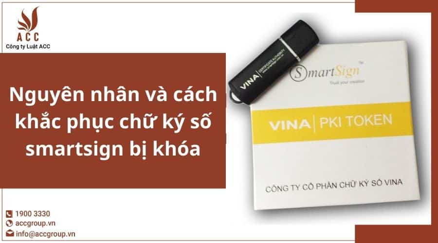 Nguyên Nhân Và Cách Khắc Phục Chữ Ký Số Smartsign Bị Khóa