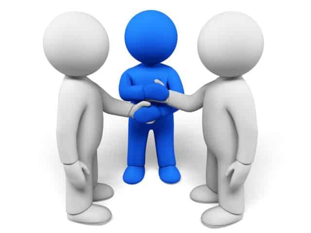 Mediation. 3d. Middleman