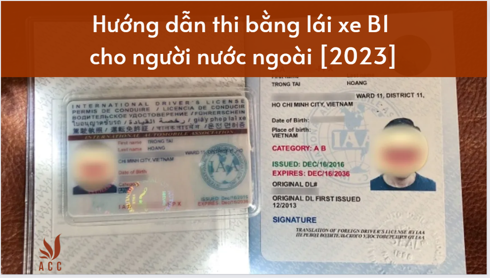 Hướng dẫn thi bằng lái xe B1 cho người nước ngoài [2023]