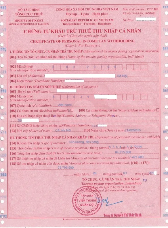 Mau Chung Tu Khau Tru Thue Ca Nhan Moi Nhat 1402163548