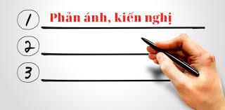 Phản ánh, kiến nghị quy định hành chính
