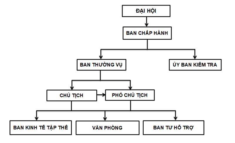 sơ đồ cơ cấu tổ chức của ubnd cấp xã