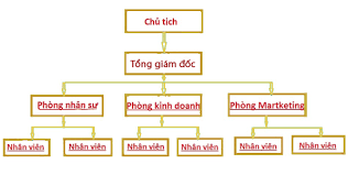 sơ đồ cơ cấu tổ chức du lịch