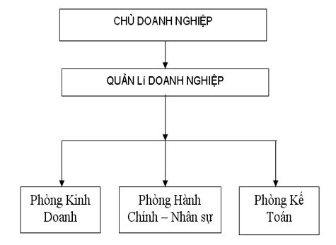 sơ đồ cơ cấu tổ chức của doanh nghiệp