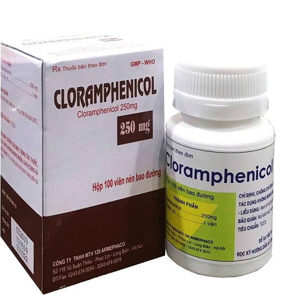 Cloramphenicol 250mg Armephaco