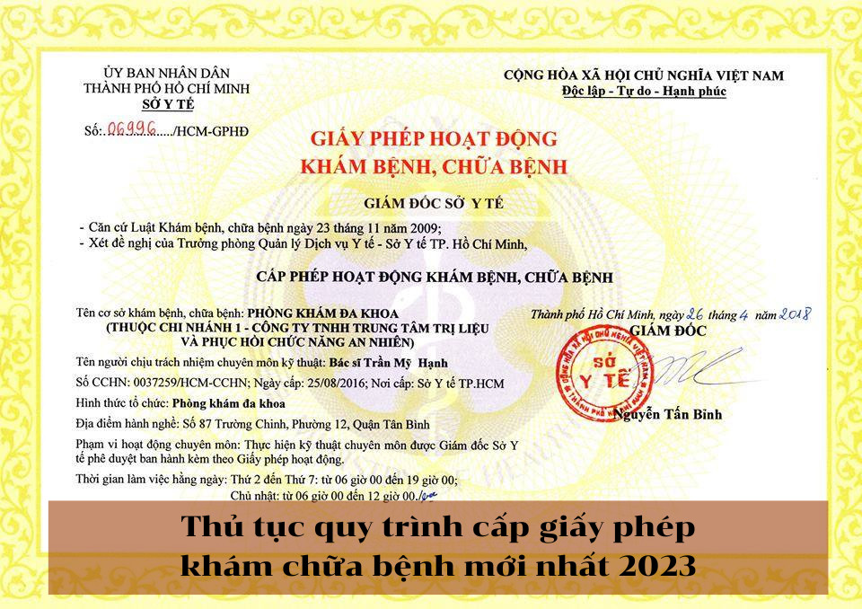 Giấy Phép Chữa Bệnh