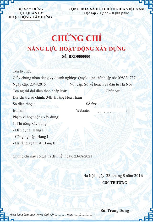 Hồ Sơ Năng Lực Công Ty Xây Dựng Hòa Bình