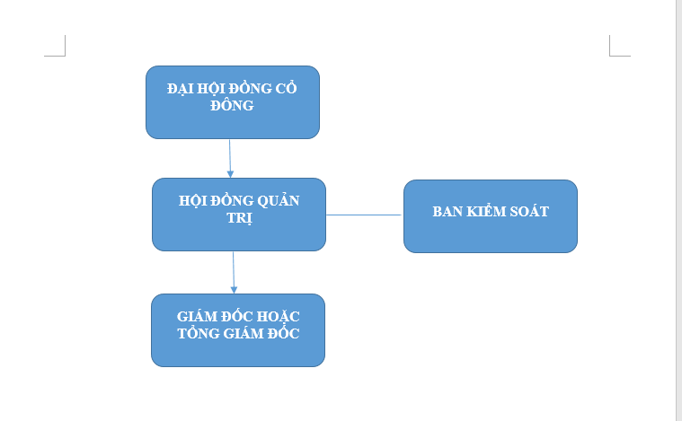Mô Hình Cơ Cấu Tổ Chức Công Ty Cổ Phần