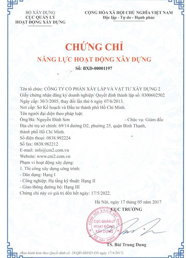 Tra Năng Lực Xây Dựng Công Ty Xây Dựng