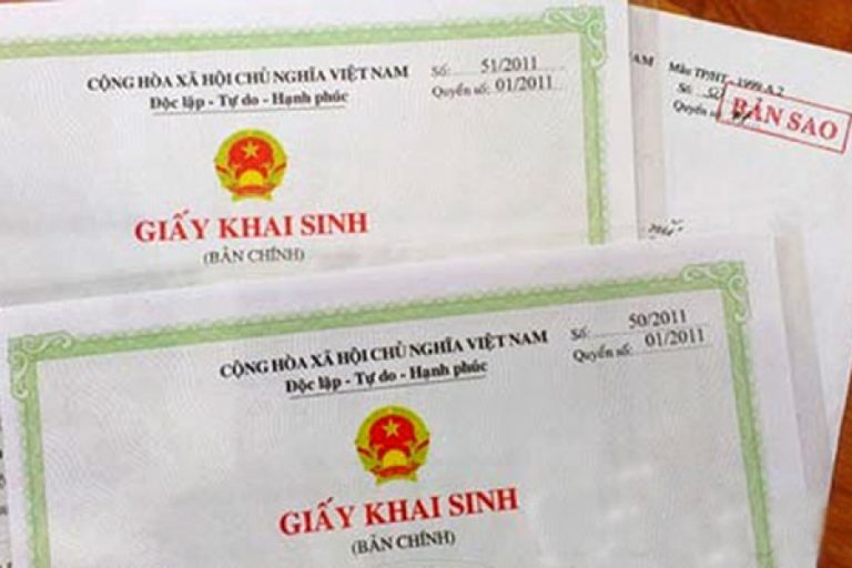 giấy khai sinh sai quê quán