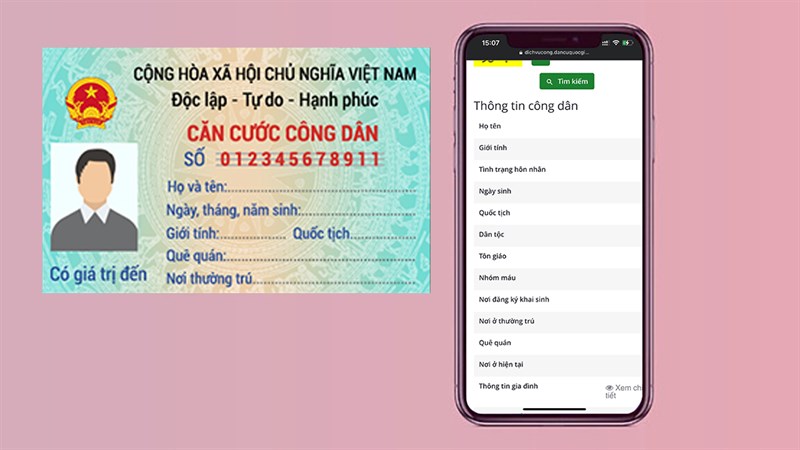 tra cứu thông tin cư trú